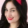 Banned Retro Adelaide Polkadot Elastische Haarband In Rood>Vrouwen Haaraccessoires
