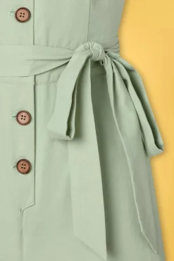 Banned Retro Adventure Ahead Jumpsuit In Groen><noscript><img width=