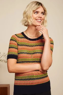 King Louie Agnes Top Magisch In Zwart>Vrouwen Truitjes