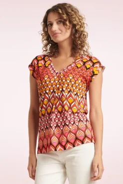 Smashed Lemon Alba Top In Multi>Vrouwen Tops