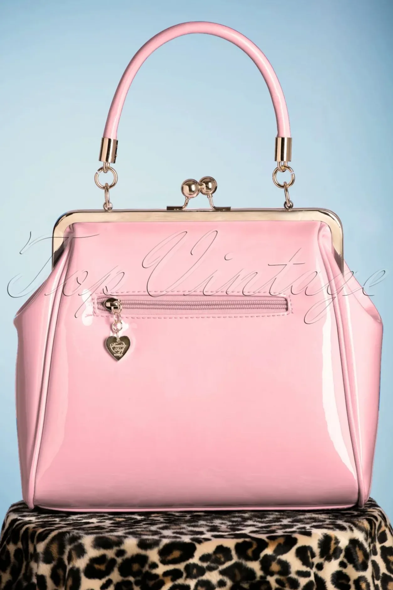 Banned Retro Amerikaanse Vintage Patenttas In Roze>Vrouwen Tassen