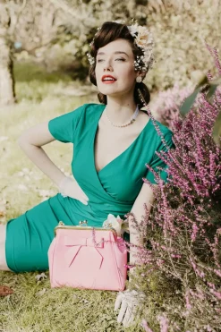 Banned Retro Amerikaanse Vintage Patenttas In Roze><noscript><img width=