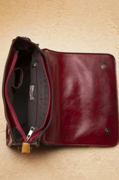 Banned Retro Antieke Handtas In Rood><noscript><img width=