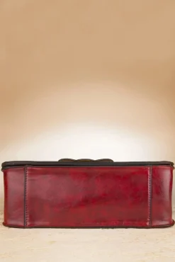 Banned Retro Antieke Handtas In Rood><noscript><img width=