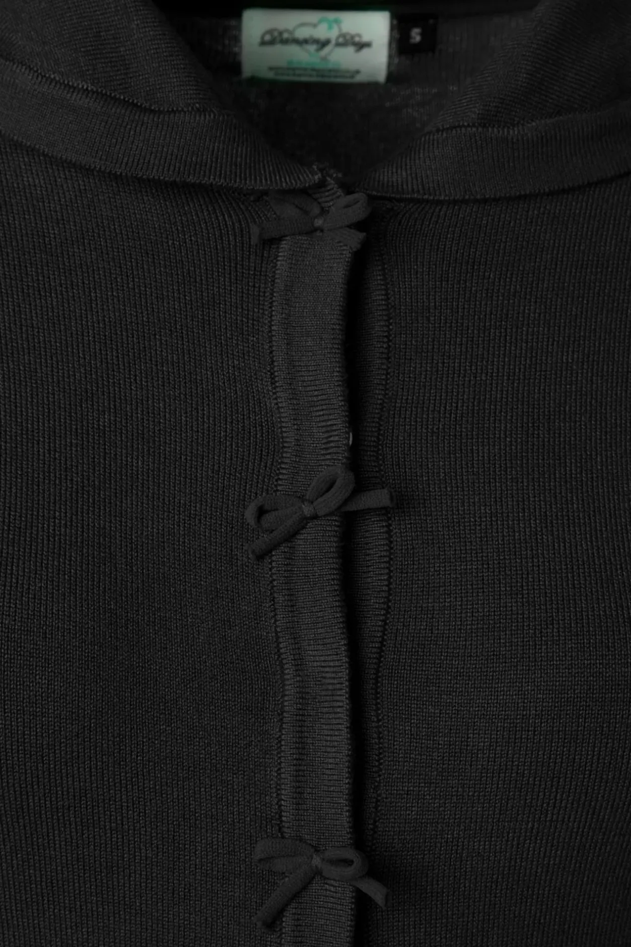 Banned Retro April Vest Met Strik In Zwart>Vrouwen Vestjes