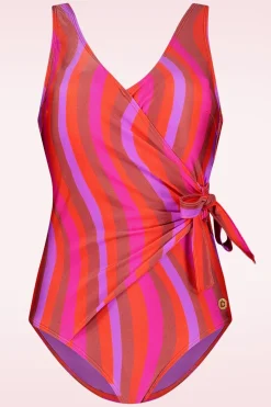 TC Beach Badpak Met V-Hals In Shiny Wave>Vrouwen Badpakken