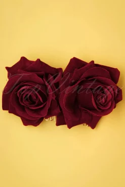 Banned Retro Be My Valentine Haarspeld In Bordeaux>Vrouwen Haaraccessoires