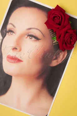 Banned Retro Be My Valentine Haarspeld In Rood>Vrouwen Haaraccessoires