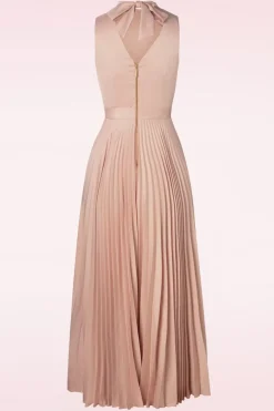 Closet London Bella Geplooide Maxi Jurk In Blush Pink>Vrouwen Effen Jurken