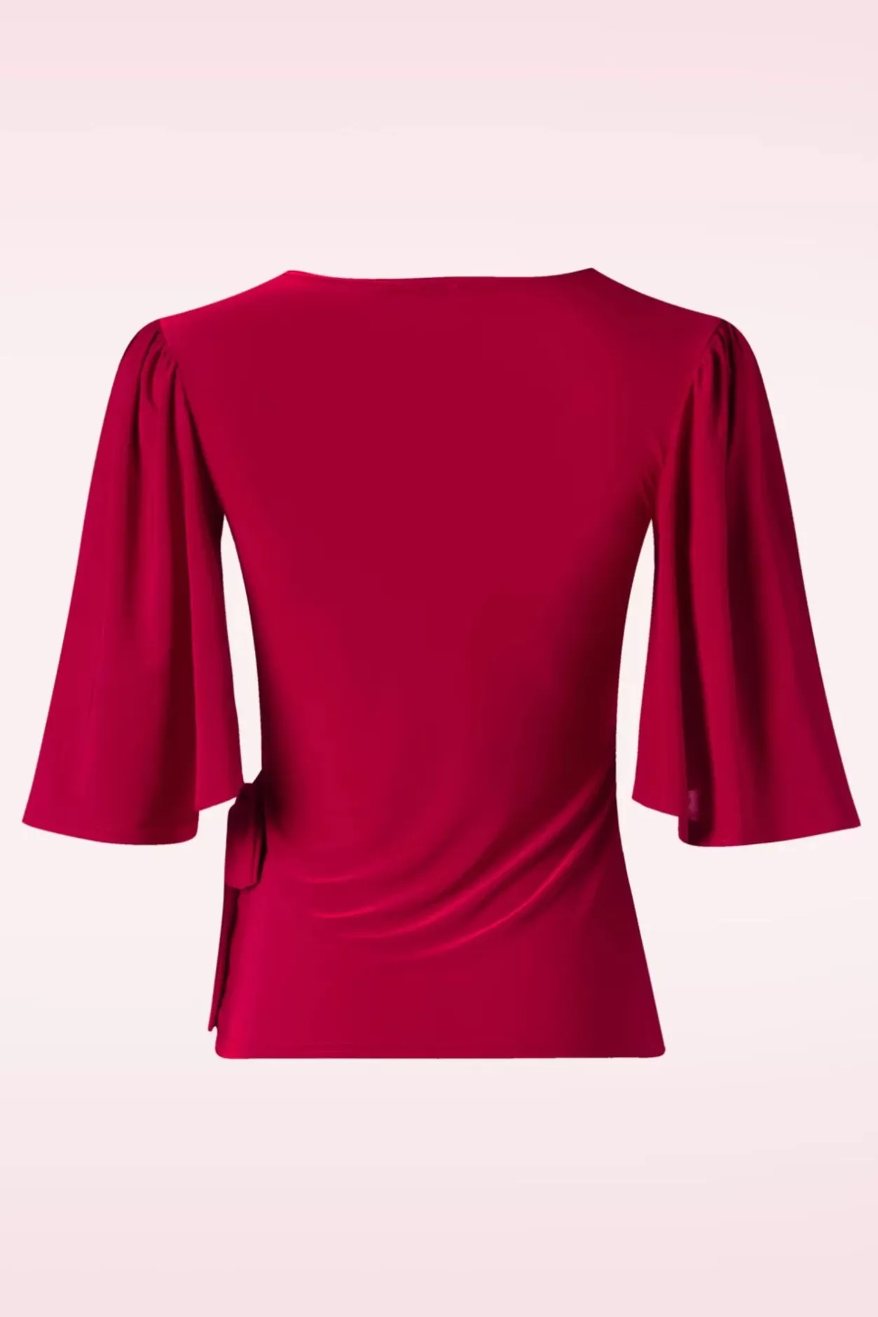 Vintage Chic for Topvintage Belle Slinky Top In Rood>Vrouwen Truitjes