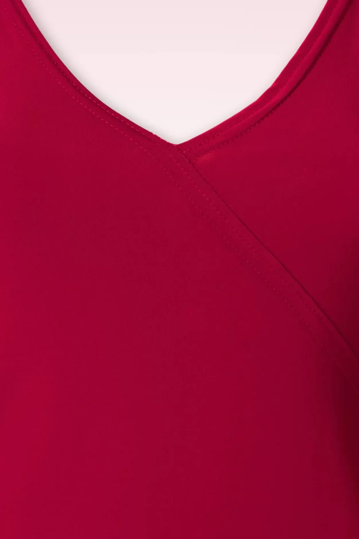 Vintage Chic for Topvintage Belle Slinky Top In Rood>Vrouwen Truitjes