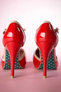 Banned Retro Betty Pumps In Rood><noscript><img width=
