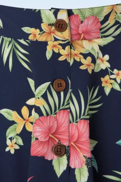 Rock N Romance Beverly Button Swing Rok In Honolulu Navy><noscript><img width=