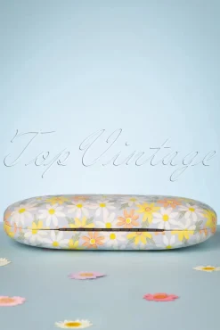 Sass & Belle Blauwe Daisy Brillenkoker><noscript><img width=