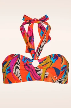 Cyell Bora Bora Padded Bikini Top In Multi>Vrouwen Bikini's