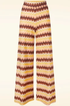 King Louie Border Palazzo Carmine In Mock Oranje>Vrouwen Broeken