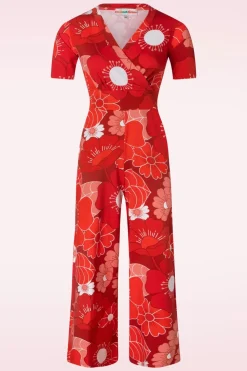 Cissi och Selma Britta Jumpsuit In Rood>Vrouwen Playsuits & Jumpsuits