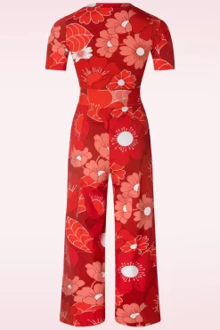 Cissi och Selma Britta Jumpsuit In Rood>Vrouwen Playsuits & Jumpsuits