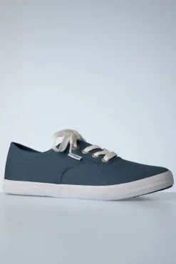 s.Oliver Canvas Sneakers In Indigo Blauw><noscript><img width=