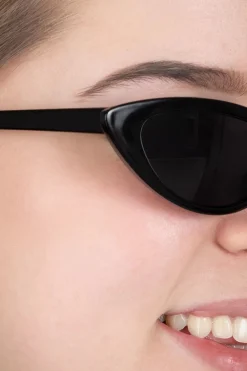 Topvintage Boutique Collection Cat Eye-Zonnebril In Zwart>Vrouwen Zonnebrillen