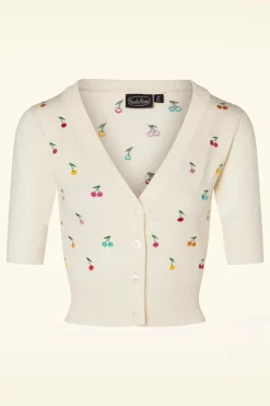 Vixen Catorina Kersenvest In Creme>Vrouwen Vestjes