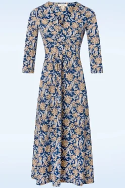 Seasalt Chapelle Jurk In Woodland Garlic Marine>Vrouwen Plus Size Jurken