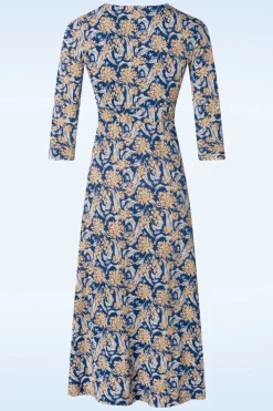 Seasalt Chapelle Jurk In Woodland Garlic Marine>Vrouwen Plus Size Jurken