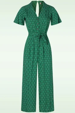 Blutsgeschwister Charming Steps Jumpsuit In Lively Cute Flower>Vrouwen Playsuits & Jumpsuits