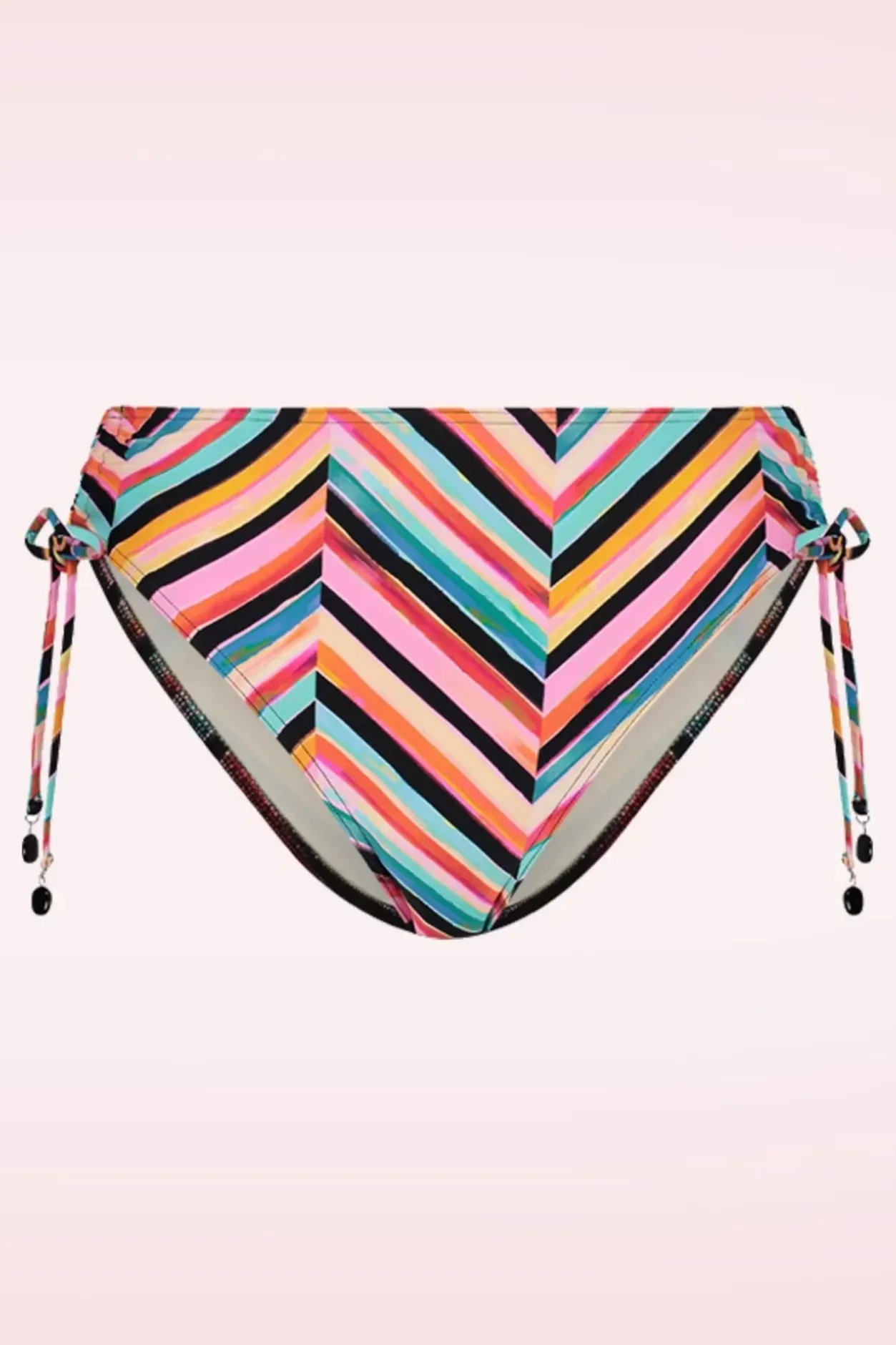 Cyell Chevron Chic High Waist Bikini Broekje In Multi>Vrouwen Bikini's
