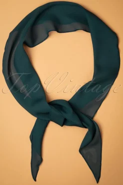 ZaZoo Chiffon Sjaal In Groenblauw>Vrouwen Haaraccessoires