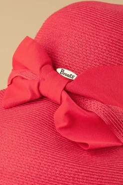 Brontu00e9 Chloe Travel Hoed In Koraalrood><noscript><img width=