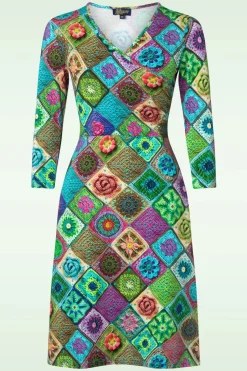 LaLamour Classic Cross Jurk In Granny Pastel>Vrouwen Plus Size Jurken