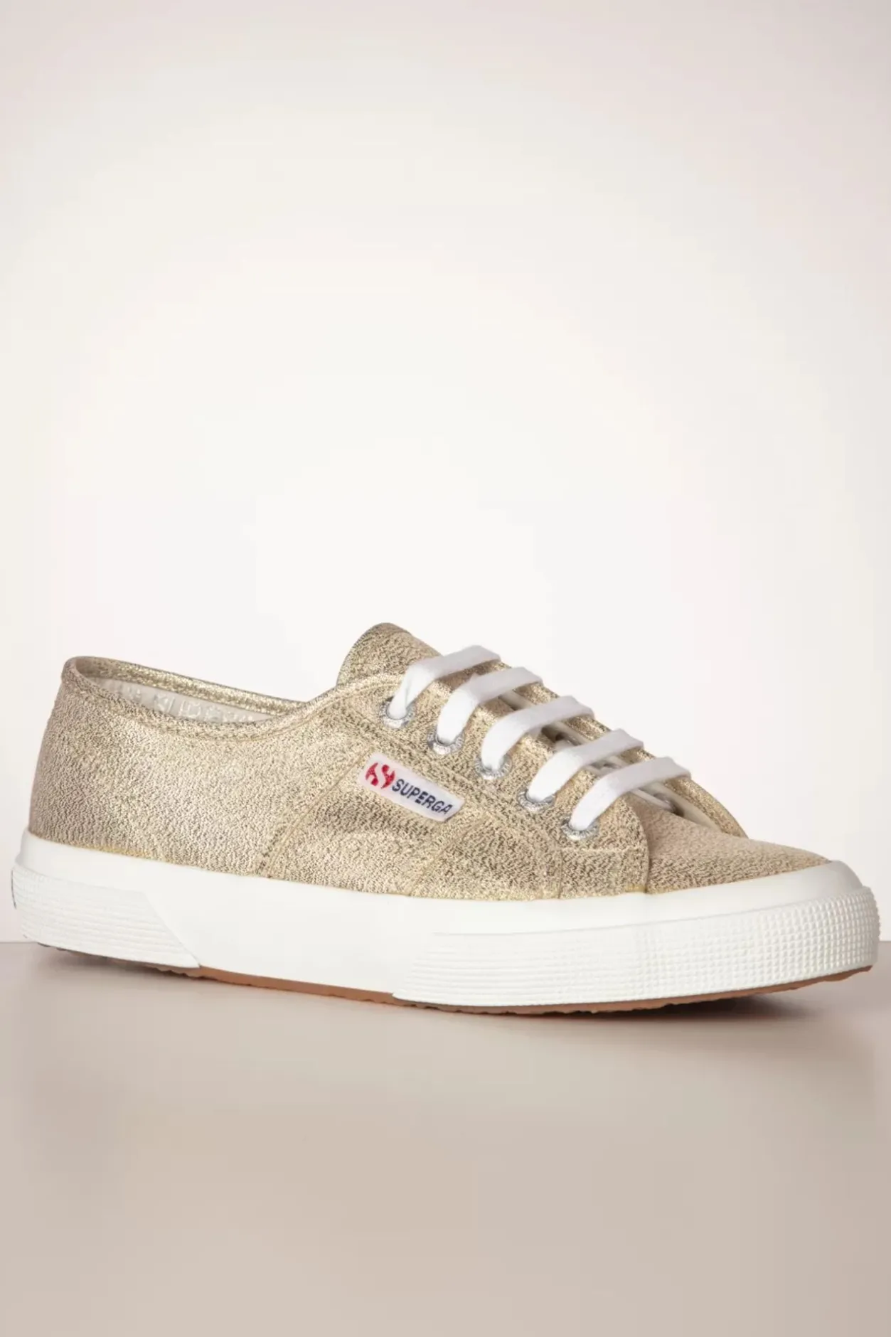 Superga Classic Glitter Sneakers In Goud>Vrouwen Sneakers