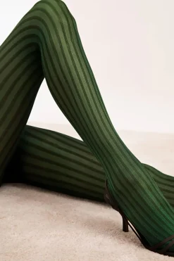 Fiorella Colour Story Panty In Donkergroen>Vrouwen Panty's