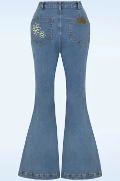 Bunny Daisy Flower Power Jeans In Licht Blauw><noscript><img width=