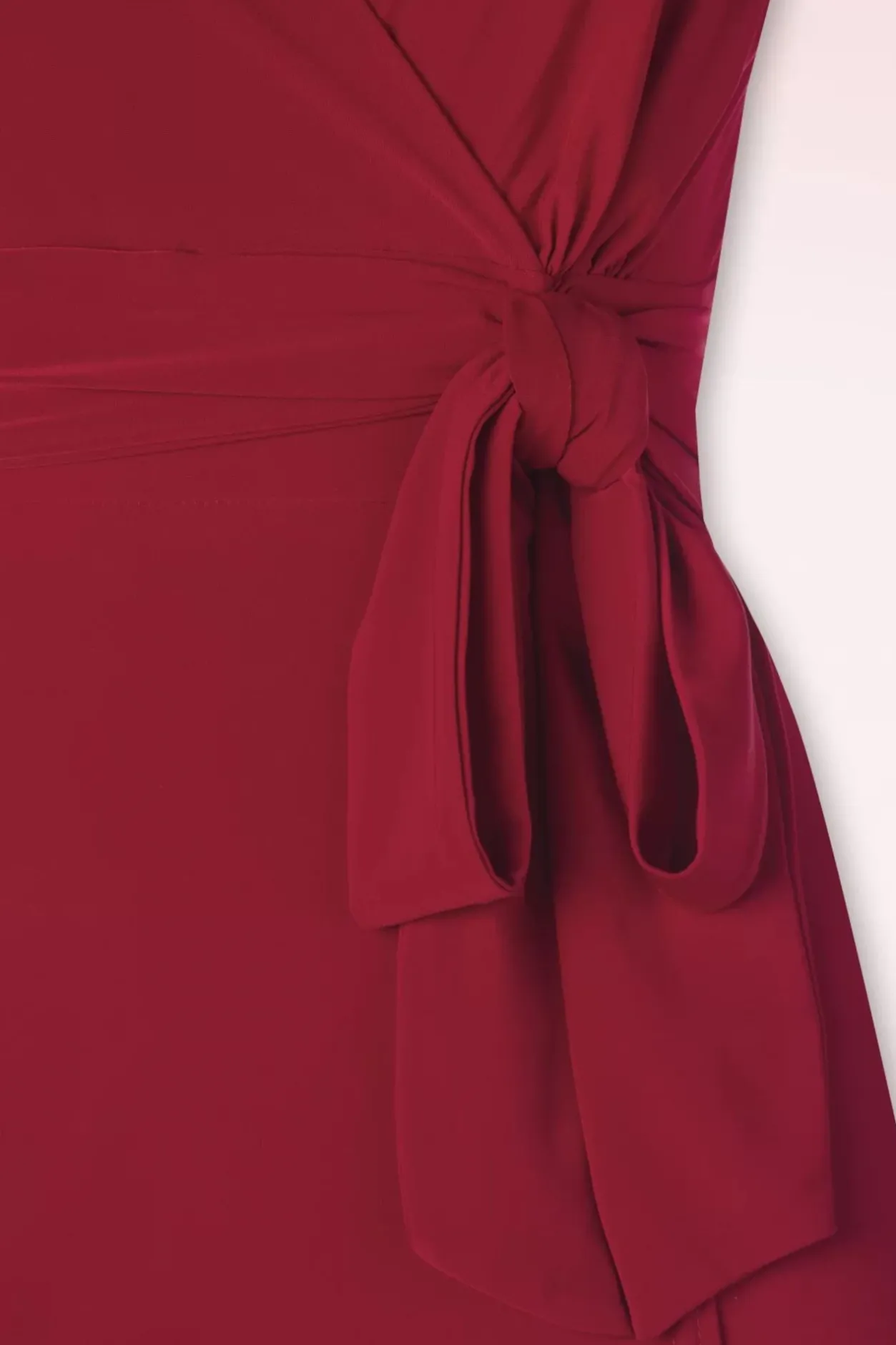 Vintage Chic for Topvintage Darcy Pencil Jurk In Donkerrood>Vrouwen Plus Size Jurken