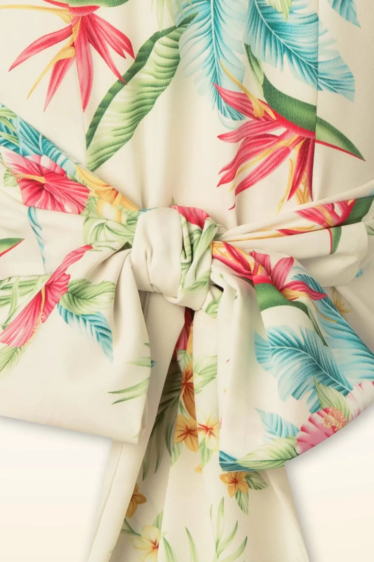 Rock N Romance Darla Wikkelblouse Met Korte Mouwen In Honolulu Naturel>Vrouwen Blouses