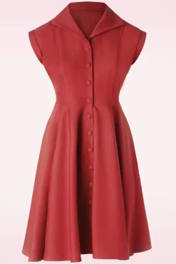 Banned Retro Doll Swing Jurk In Rood>Vrouwen Plus Size Jurken