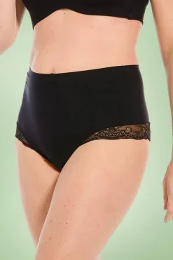 MAGIC Bodyfashion Dream Hi Kanten String In Zwart>Vrouwen Lingerie