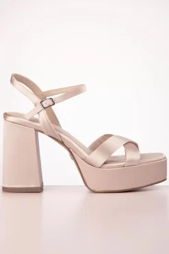 Tamaris Ebba Plateau Sandalen In Poederroze>Vrouwen Sandalen