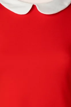 Vintage Chic for Topvintage Ebony Jurk In Oranje Rood><noscript><img width=