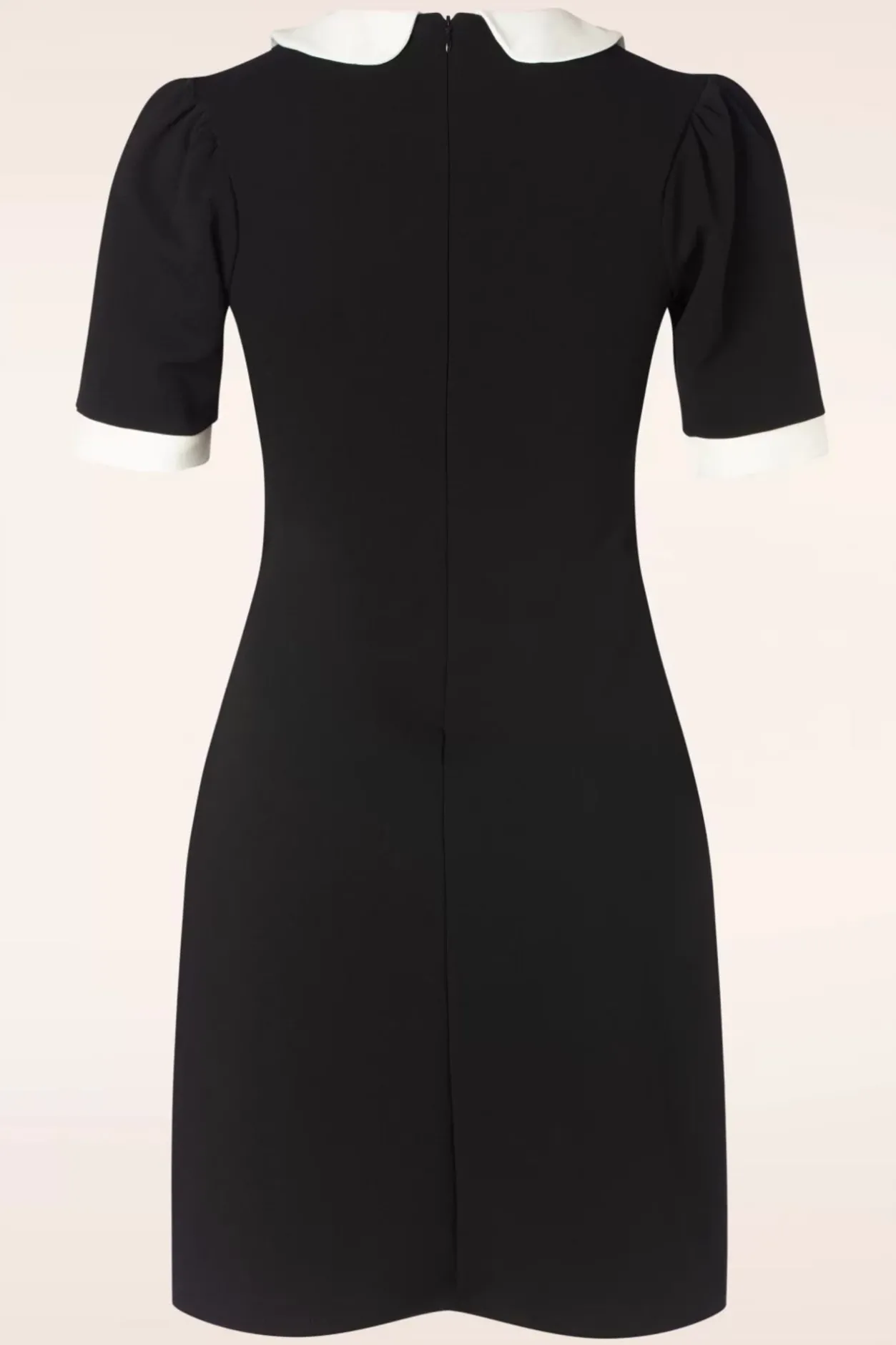 Vintage Chic for Topvintage Ebony Jurk In Zwart En Wit>Vrouwen Plus Size Jurken