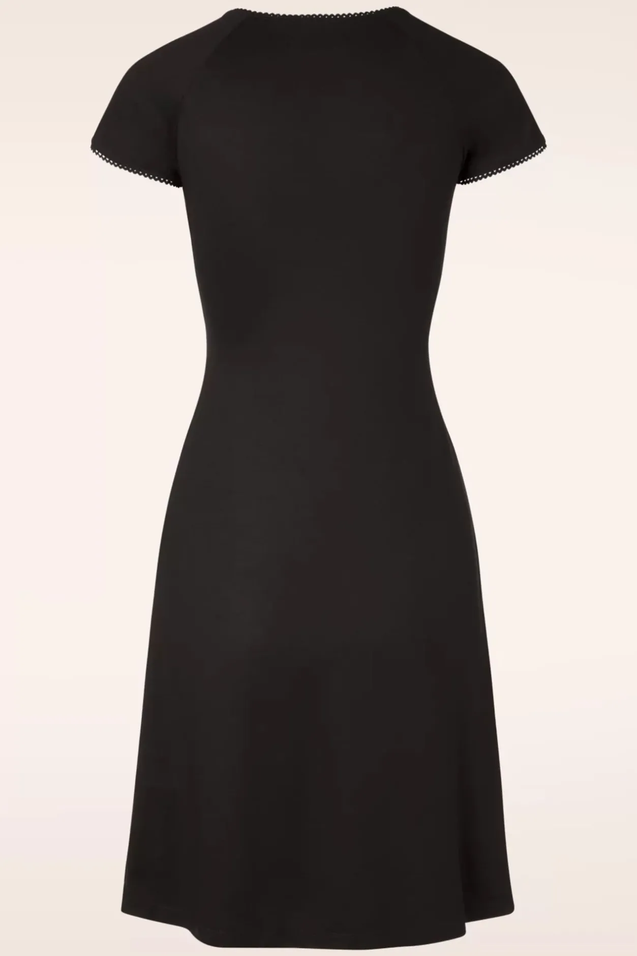 King Louie Ecovero Classic Overslagjurk In Zwart>Vrouwen Plus Size Jurken