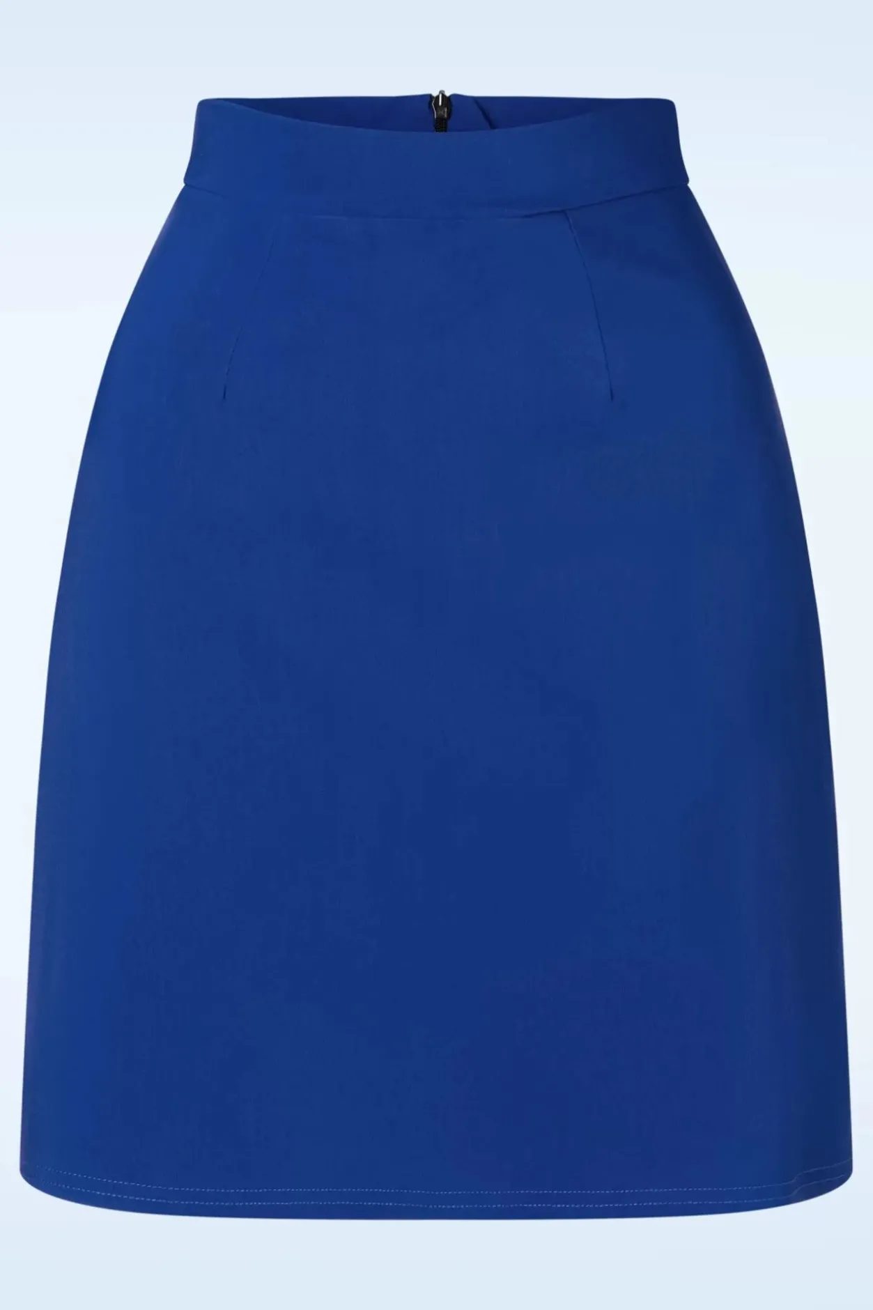 Vintage Chic for Topvintage Edith A-Lijn Rok In Koningsblauw>Vrouwen Rokken