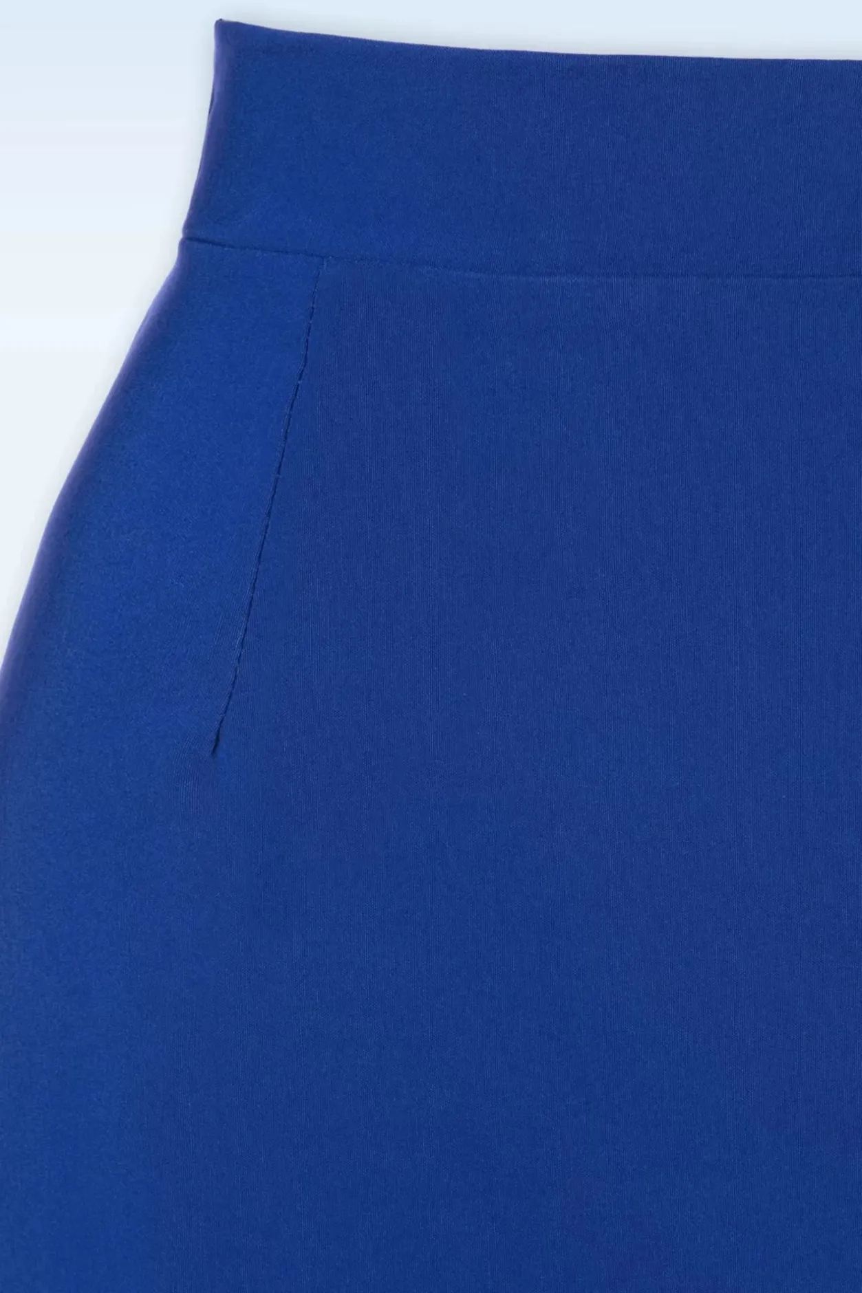 Vintage Chic for Topvintage Edith A-Lijn Rok In Koningsblauw>Vrouwen Rokken