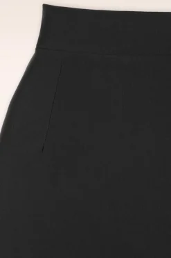 Vintage Chic for Topvintage Edith A-Lijn Rok In Zwart><noscript><img width=