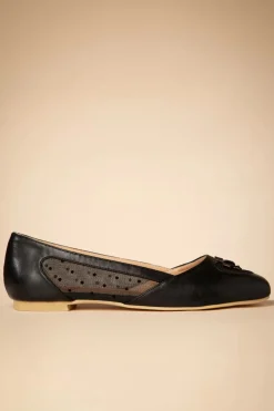 Banned Retro Elegant Spots Ballerina's In Zwart>Vrouwen Ballerina's