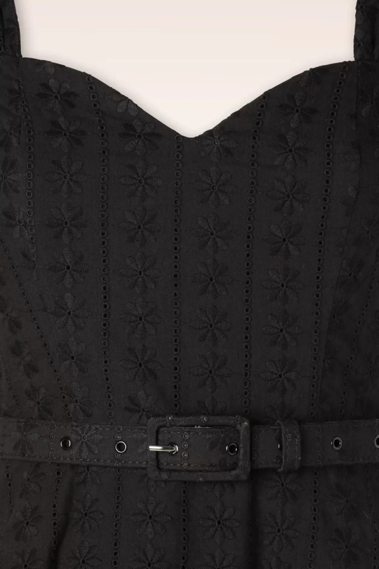 Vixen Embroidery Summer Flare Jurk In Zwart>Vrouwen Plus Size Jurken