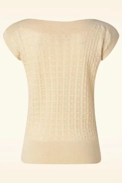 King Louie Erin Palette Top In Creme><noscript><img width=