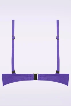 Cyell Evening Glam Padded Bikini Top In Paars><noscript><img width=